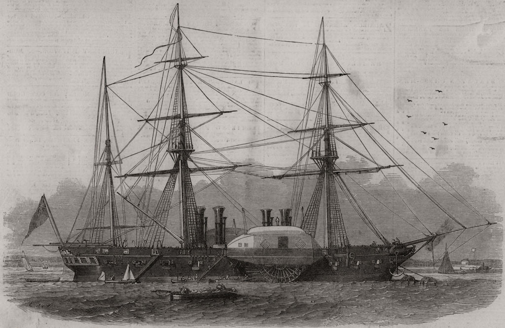 Royal Navy war-steamer